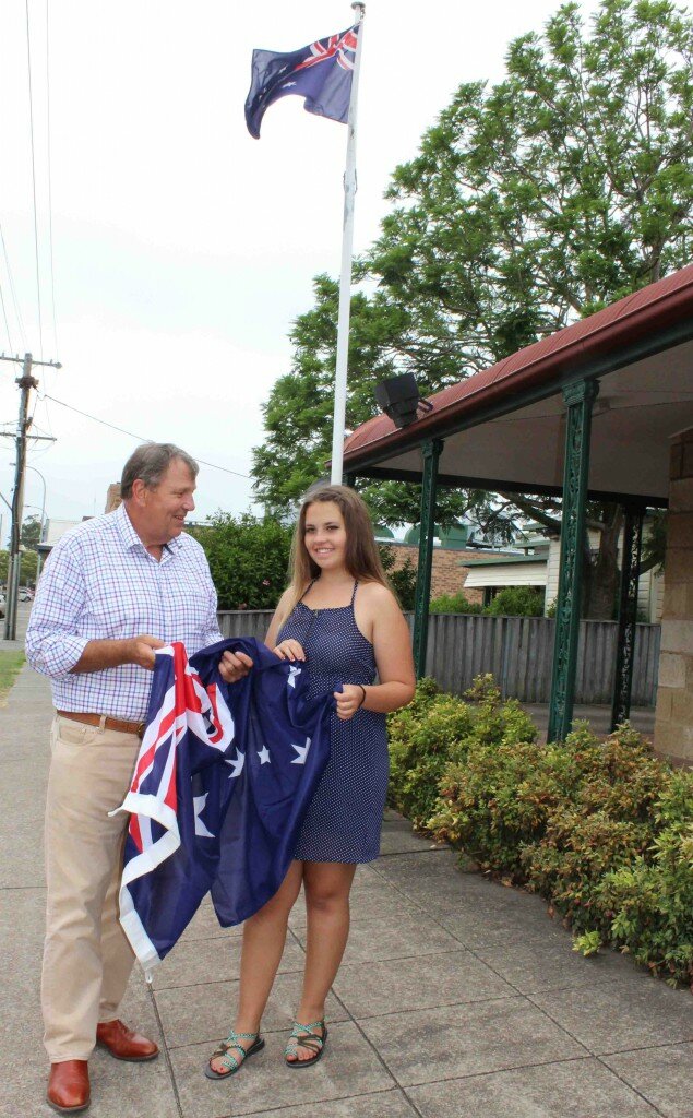 Bob Baldwin with Isabella Francis-Nieswandt